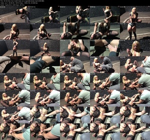 Devil Sophie - He fists me in both holes at a cigarette break (1080p)