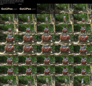 Pissing Julia in the woods (1080p)