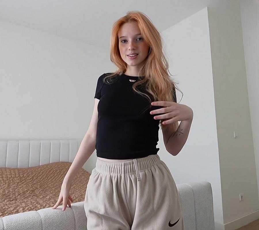 Kuporovaa Krupa - Fucking a Horny Redhead Girlfriend Who Loves Footjob And Titjob FullHD 1080p