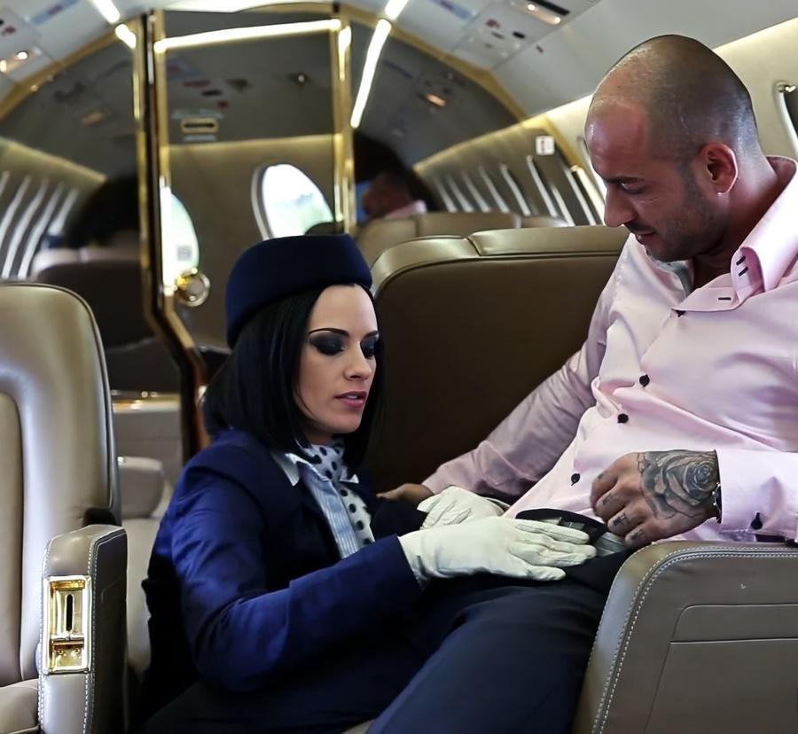 Claire Castel - Air Hostess Claire Castel Care For Her Passenger FullHD 1080p