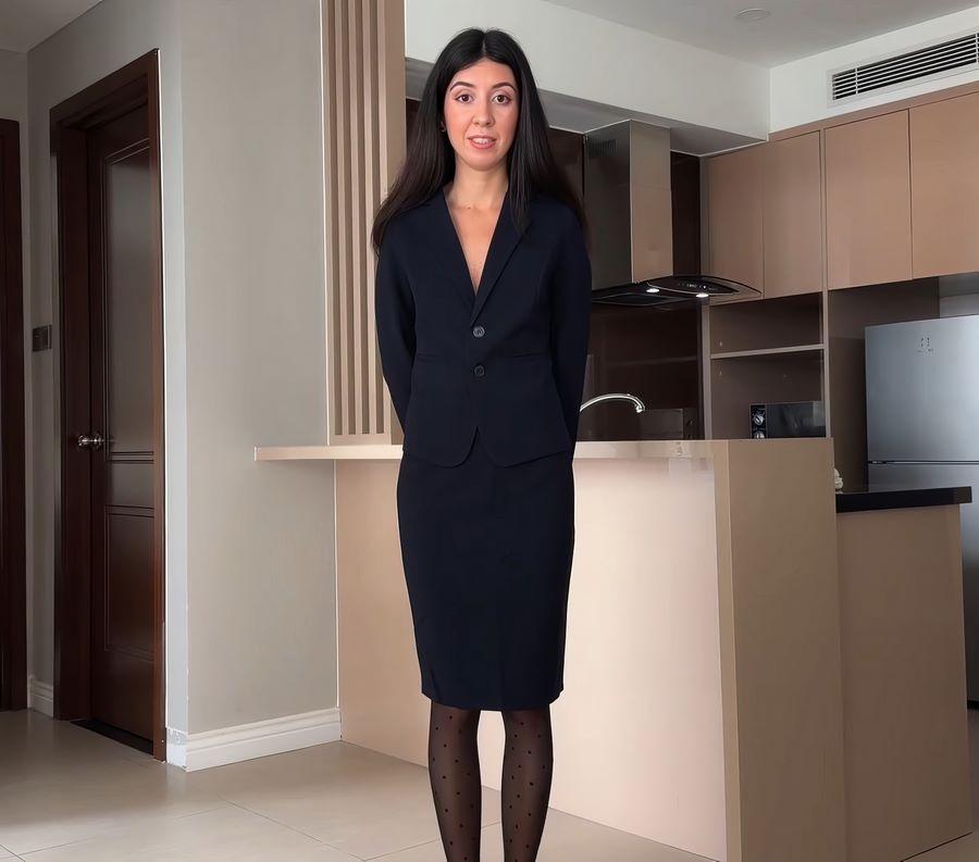 Katty West - Secretary Was Guilty Before The Boss And Was Fucked Hard On a Business Trip FullHD 1080p
