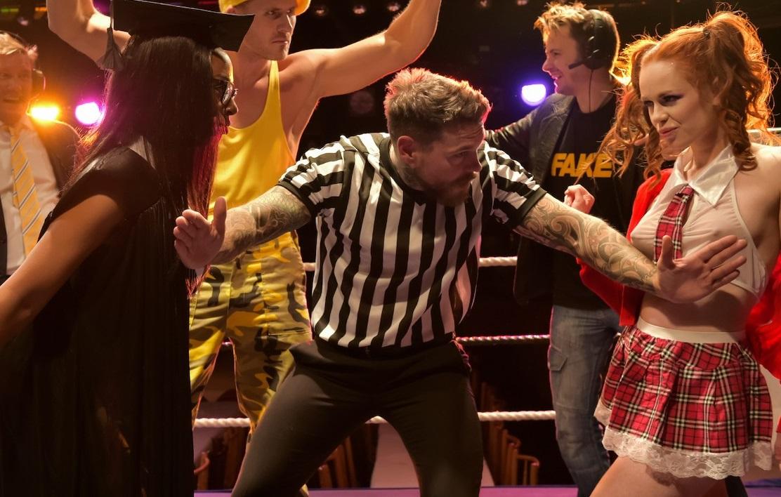 Ella Hughes, Lola Marie - Knockouts: The Headmistress Vs Teen Machine SD/1080p
